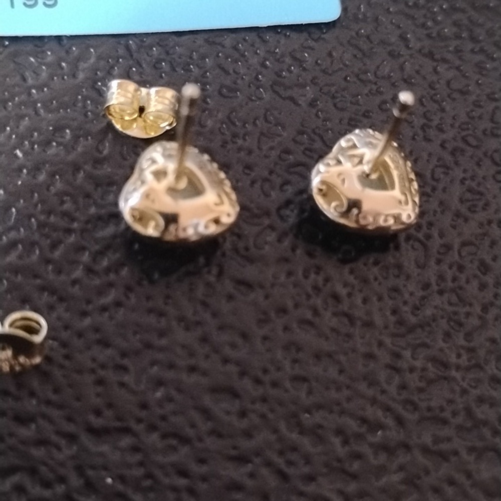 Sterling Silver White Opal Earrings - Picture 3 of 6